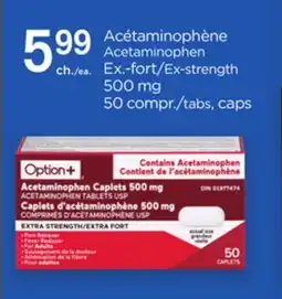 Proxim OPTION+ Acetaminophen Acetaminophen Ex.-fort 500 mg offer