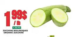 Marches Tau ZUCCHINI BIOLOGIQUES offer