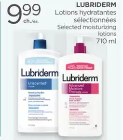 Proxim LUBRIDERM Selected moisturizing lotions offer