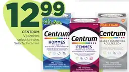 Proxim CENTRUM Selected vitamins offer