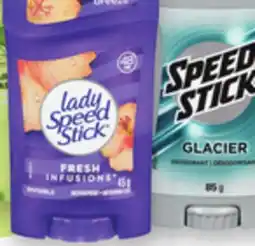 Proxim SPEED STICK, LADY SPEED STICK Selected antiperspirants or deodorants offer