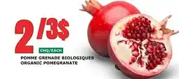 Marches Tau POMME GRENADE BIOLOGIQUES offer