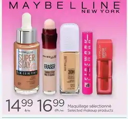 Proxim MAYBELLINE Selected makeup products offer
