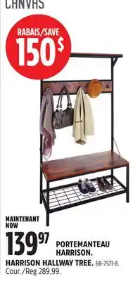 Canadian Tire CANVAS HARRISON HALLWAY TREE offer