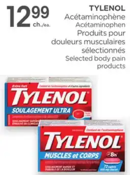Proxim TYLENOL Selected body pain products offer