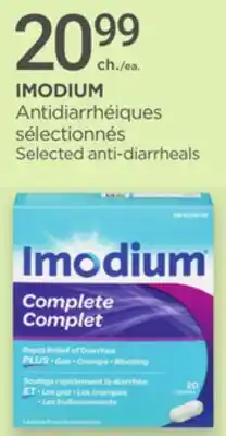 Proxim IMODIUM Selected anti-diarrheals offer