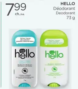 Proxim HELLO Deodorant offer