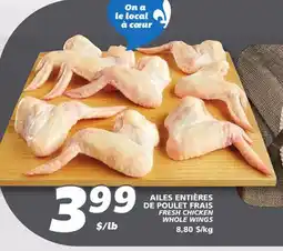 IGA FRESH CHICKEN WHOLE WINGS offer