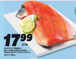 IGA FRESH ARCTIC CHAR FILLETS offer