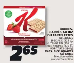 IGA KELLOGG'S SPECIAL K BARS offer