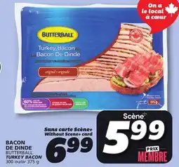 IGA BUTTERBALL TURKEY BACON offer