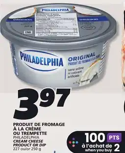 IGA PHILADELPHIA CREAM CHEESE offer