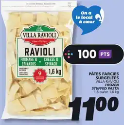 IGA VILLA RAVIOLI FROZEN STUFFED PASTA offer