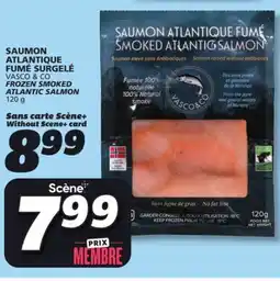 IGA VASCO & CO FROZEN SMOKED ATLANTIC SALMON offer