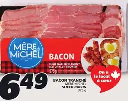 IGA MÈRE MICHEL SLICED BACON offer