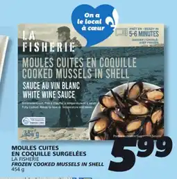 IGA LA FISHERIE FROZEN COOKED MUSSELS IN SHELL offer