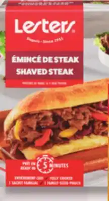 IGA LESTERS SHAVED STEAK offer