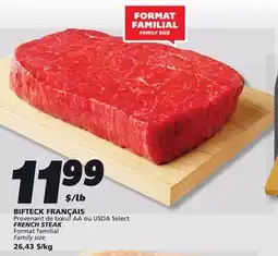 IGA FRENCH STEAK offer