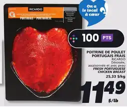 IGA RICARDO FRESH PORTUGUESE CHICKEN BREAST offer