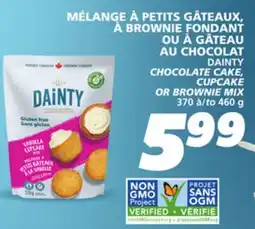 IGA DAINTY CHOCOLATE CAKE, CUPCAKE OR BROWNIE MIX offer