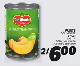 IGA DEL MONTE FRUIT offer