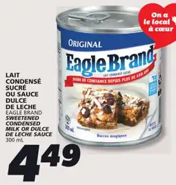 IGA EAGLE BRAND SWEETENED CONDENSED MILK offer