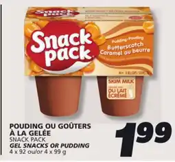 IGA SNACK PACK GEL SNACKS OR PUDDING offer