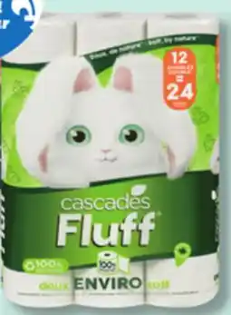 IGA CASCADES PAPER TOWELS OR BATHROOM TISSUE offer