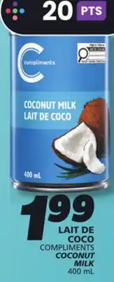 IGA COMPLIMENTS COCONUT MILK offer