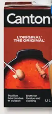 IGA CANTON BROTH FOR FONDUE offer