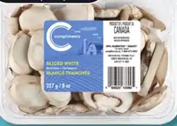 IGA SLICED WHITE MUSHROOMS offer