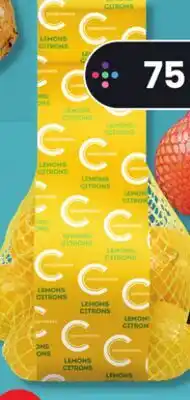 IGA COMPLIMENTS LEMONS offer