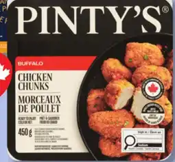 IGA PINTY'S BREADED CHICKEN BREAST CHUNKS offer
