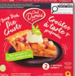 IGA DUMAS FROZEN PIE CRUSTS offer