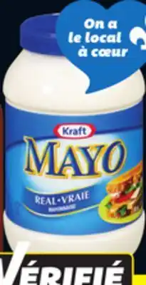 IGA KRAFT MAYO, MIRACLE WHIP MAYONNAISE OR SPREAD offer