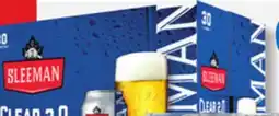 IGA SLEEMAN CLEAR 2.0 BEER, WHITE OR RED WINE offer
