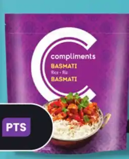 IGA COMPLIMENTS RICE offer