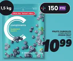 IGA COMPLIMENTS FROZEN FRUIT offer