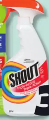 IGA SHOUT LAUNDRY STAIN REMOVER offer