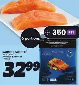 IGA VASCO & CO FROZEN SALMON offer