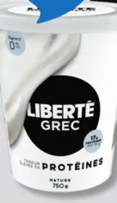 IGA LIBERTÉ GREC YOGURT offer
