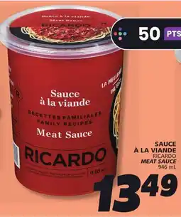 IGA RICARDO MEAT SAUCE offer