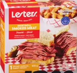 IGA LESTERS SLICED SMOKED MEAT offer