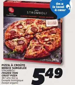 IGA STROMBOLI FROZEN THIN CRUST PIZZA offer