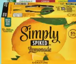IGA SIMPLY SPIKED ALCOHOLIC MALT BEVERAGE offer