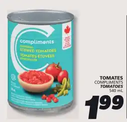 IGA COMPLIMENTS TOMATOES offer