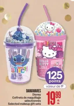 Jean Coutu DANAWARES Disney Selected makeup gift sets offer