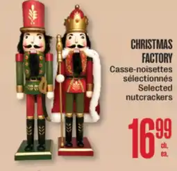 Jean Coutu CHRISTMAS FACTORY Selected nutcrackers offer