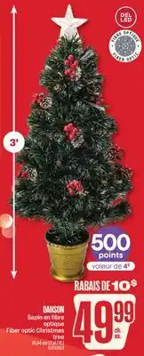 Jean Coutu DANSON Fiber optic Christmas tree offer