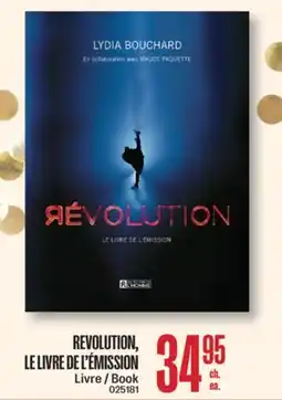 Jean Coutu REVOLUTION, LE LIVRE DE L'ÉMISSION Book offer